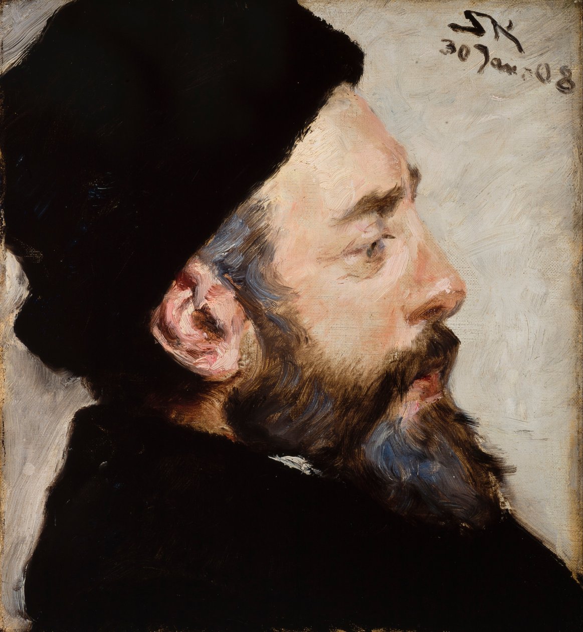 Henrik Pontoppidan alkotó: Peder Severin Krøyer