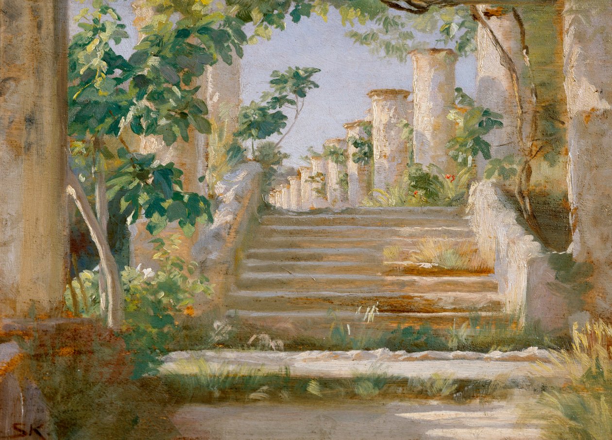 Loggia Ravellóban alkotó: Peder Severin Krøyer