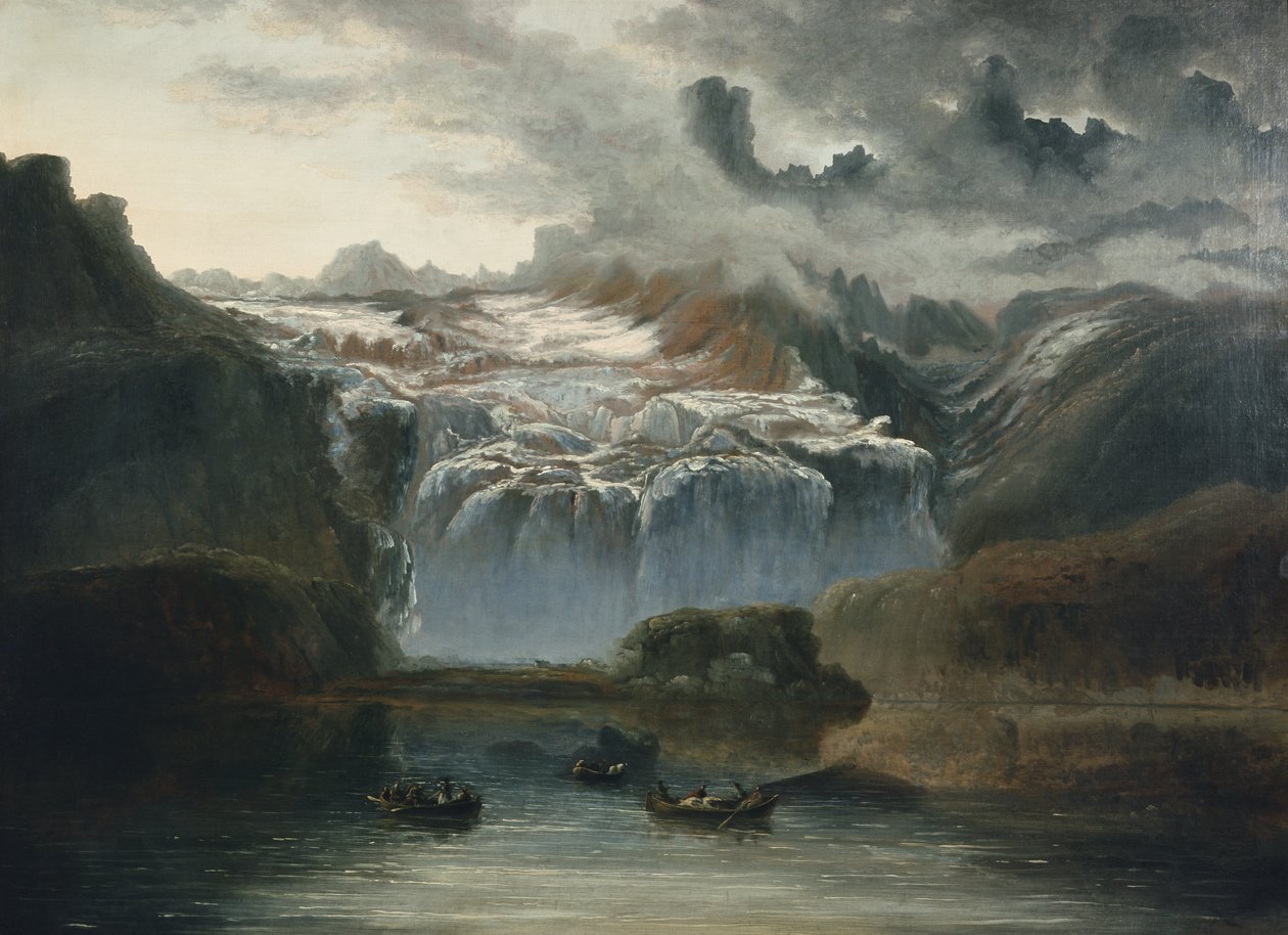 Jostedals gleccser (olaj, vászon) alkotó: Peder Balke