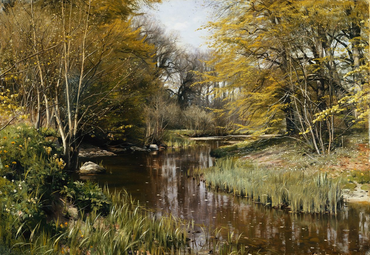 Erdős folyó táj alkotó: Peder Monsted