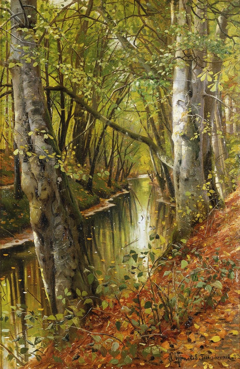 Erdős folyó táj alkotó: Peder Monsted