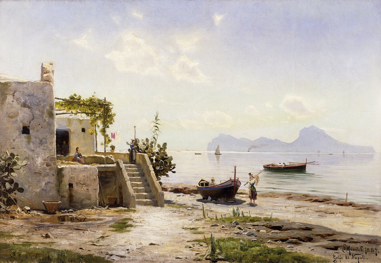 Sorrentóból Capri felé alkotó: Peder Monsted