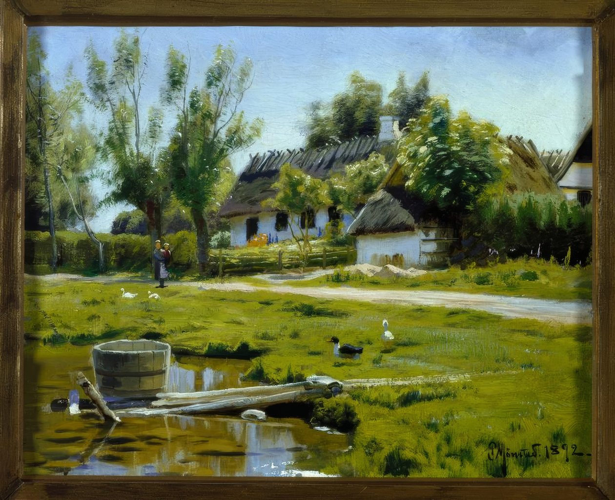 Landidylle alkotó: Peder Monsted