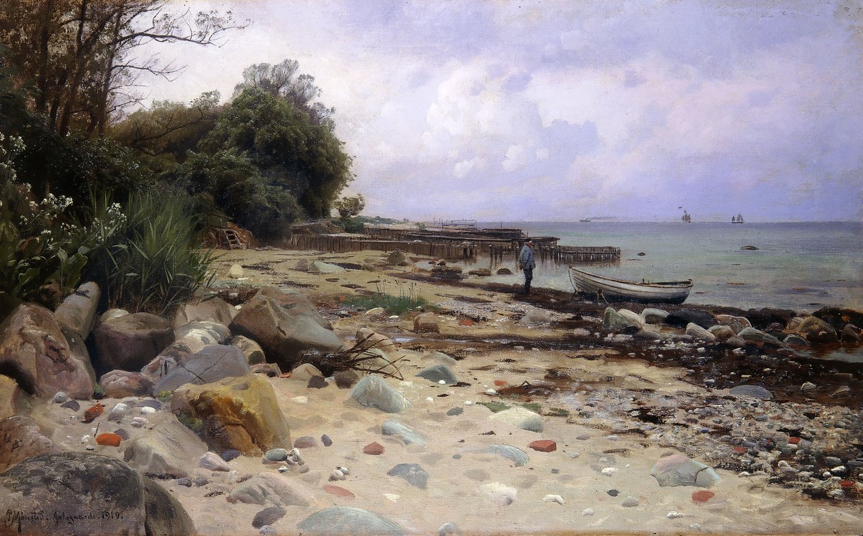 Tengerre néz alkotó: Peder Monsted