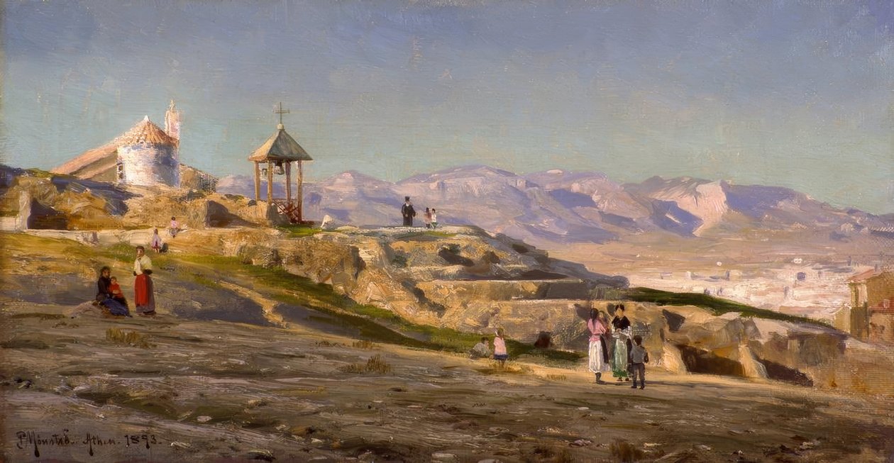 Délután Athén közelében alkotó: Peder Monsted