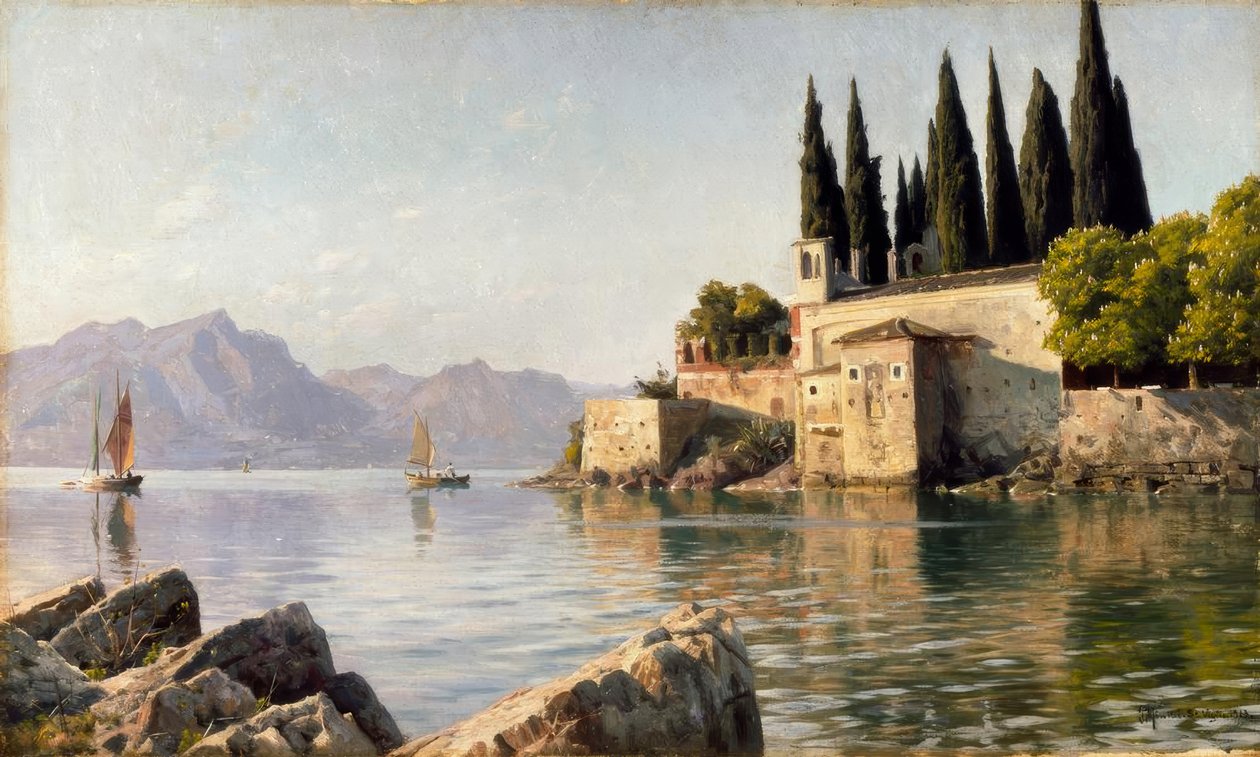 Punta San Vigilio alkotó: Peder Monsted