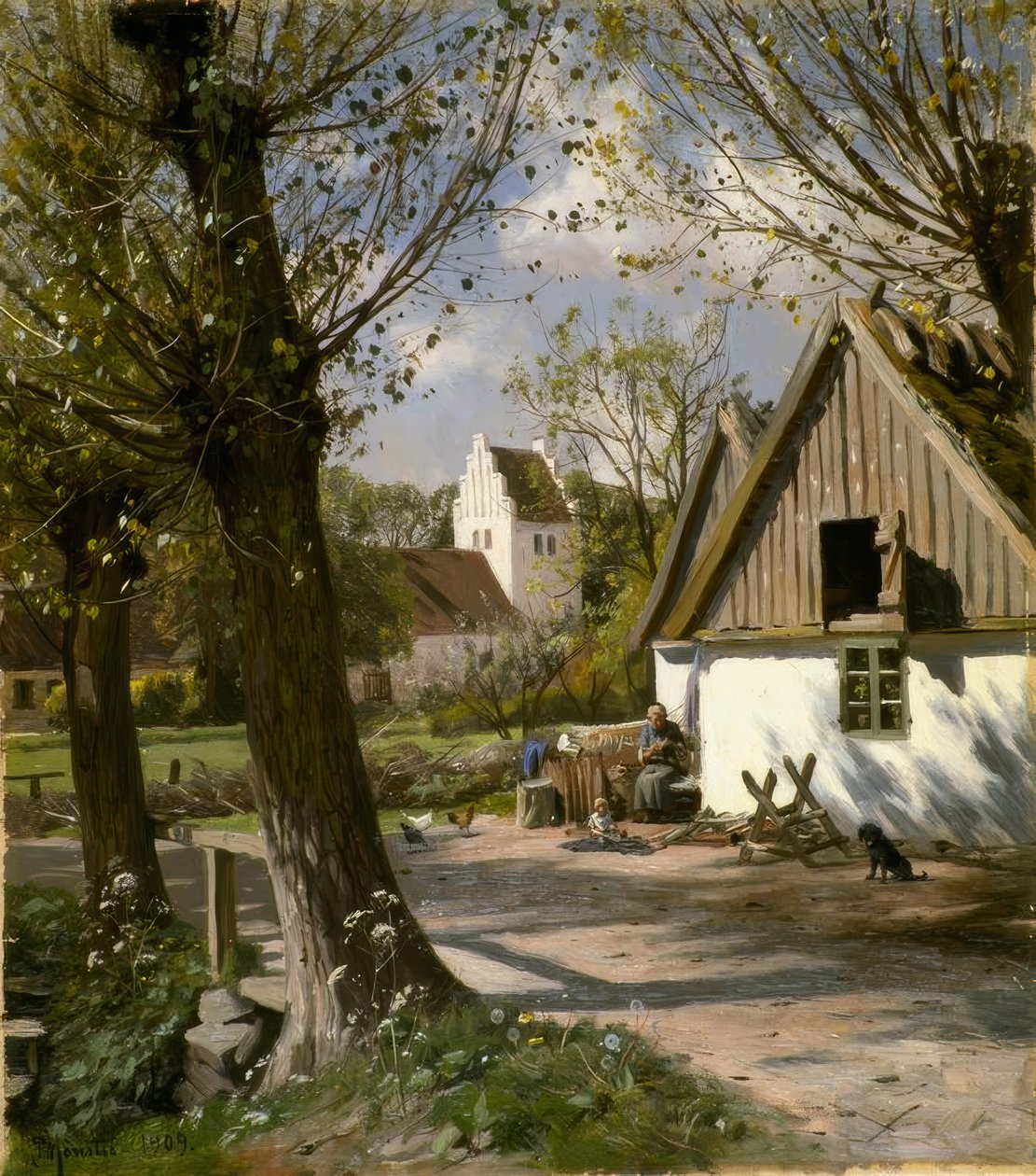 Nyár az országban alkotó: Peder Monsted