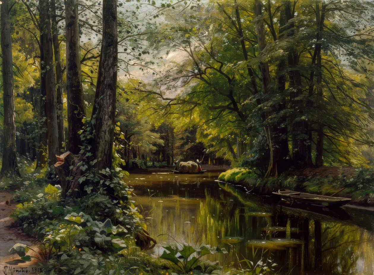 Nyár Spreewaldban alkotó: Peder Monsted
