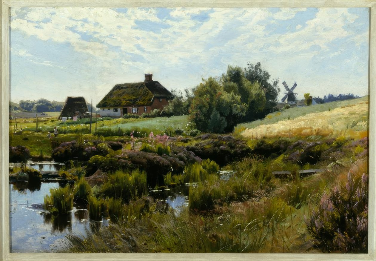 Nyári nap az országban alkotó: Peder Monsted