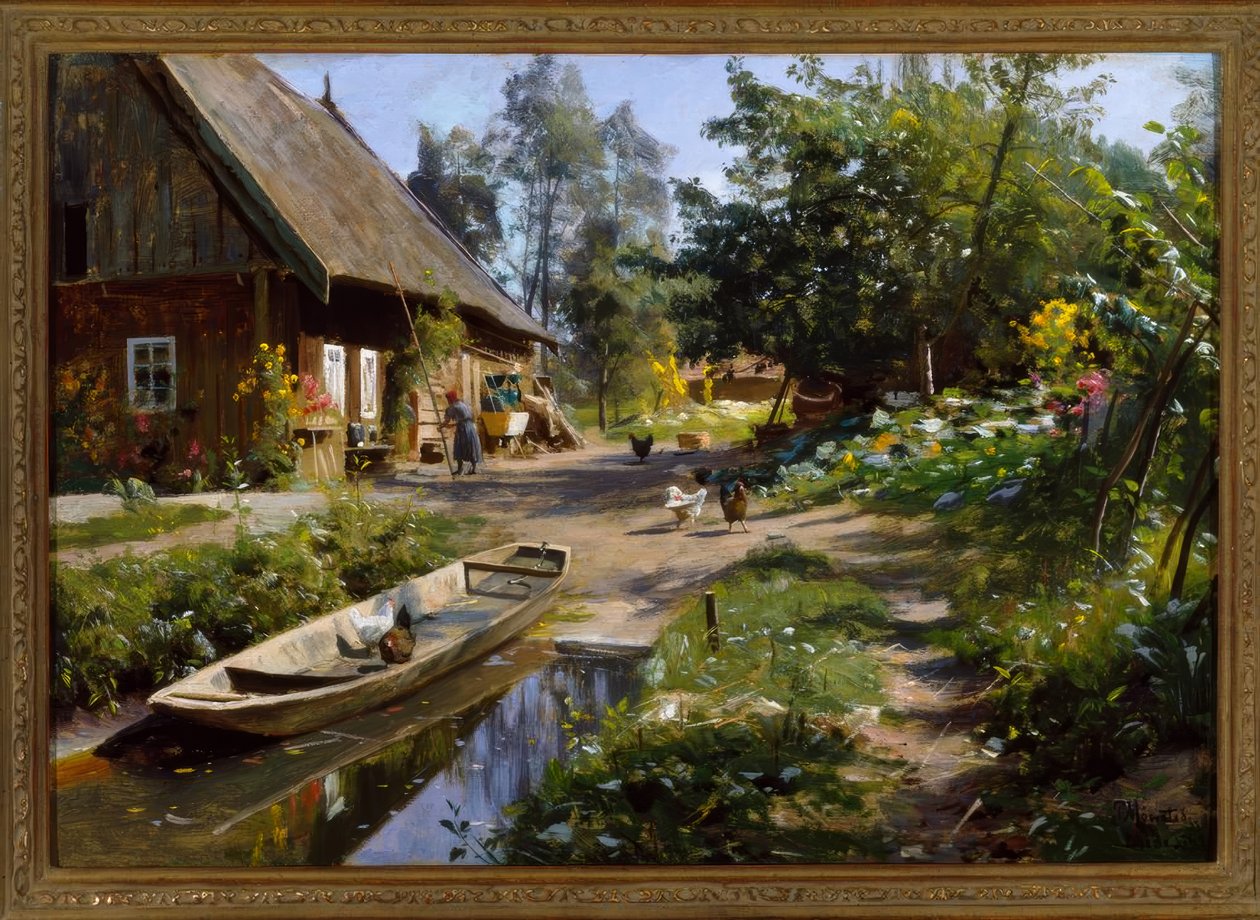Napsütéses nap az országban alkotó: Peder Monsted