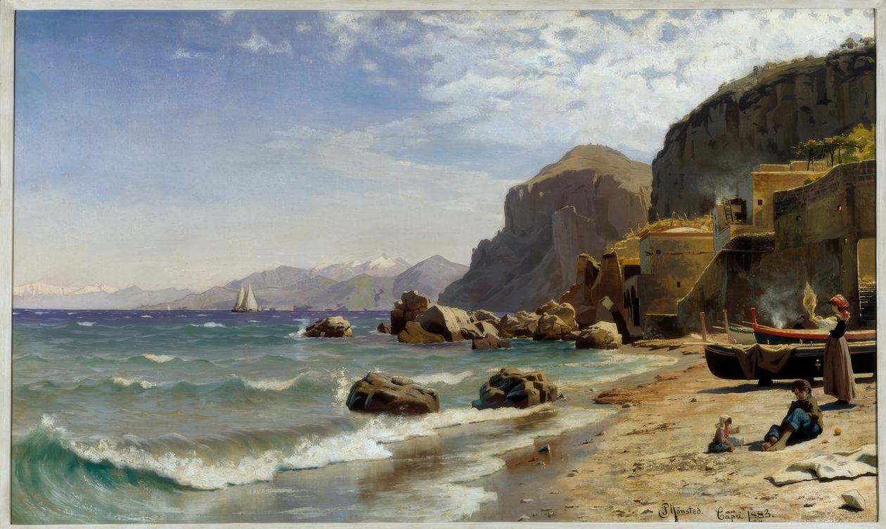 Beach Capri alkotó: Peder Monsted