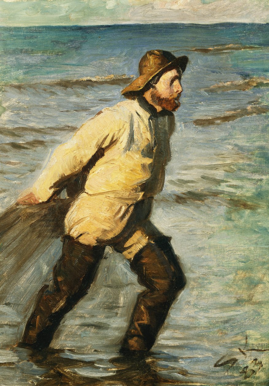 Egy halász hálójában, 1883 alkotó: Peder Severin Krøyer