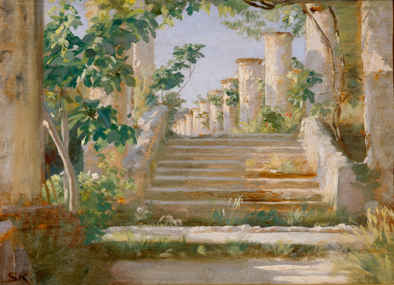Loggia Ravellóban alkotó: Peder Severin Kroyer