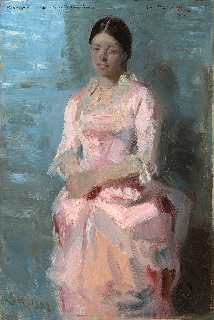 Frederikke Tuxen portréja, 1882 alkotó: Peder Severin Krøyer