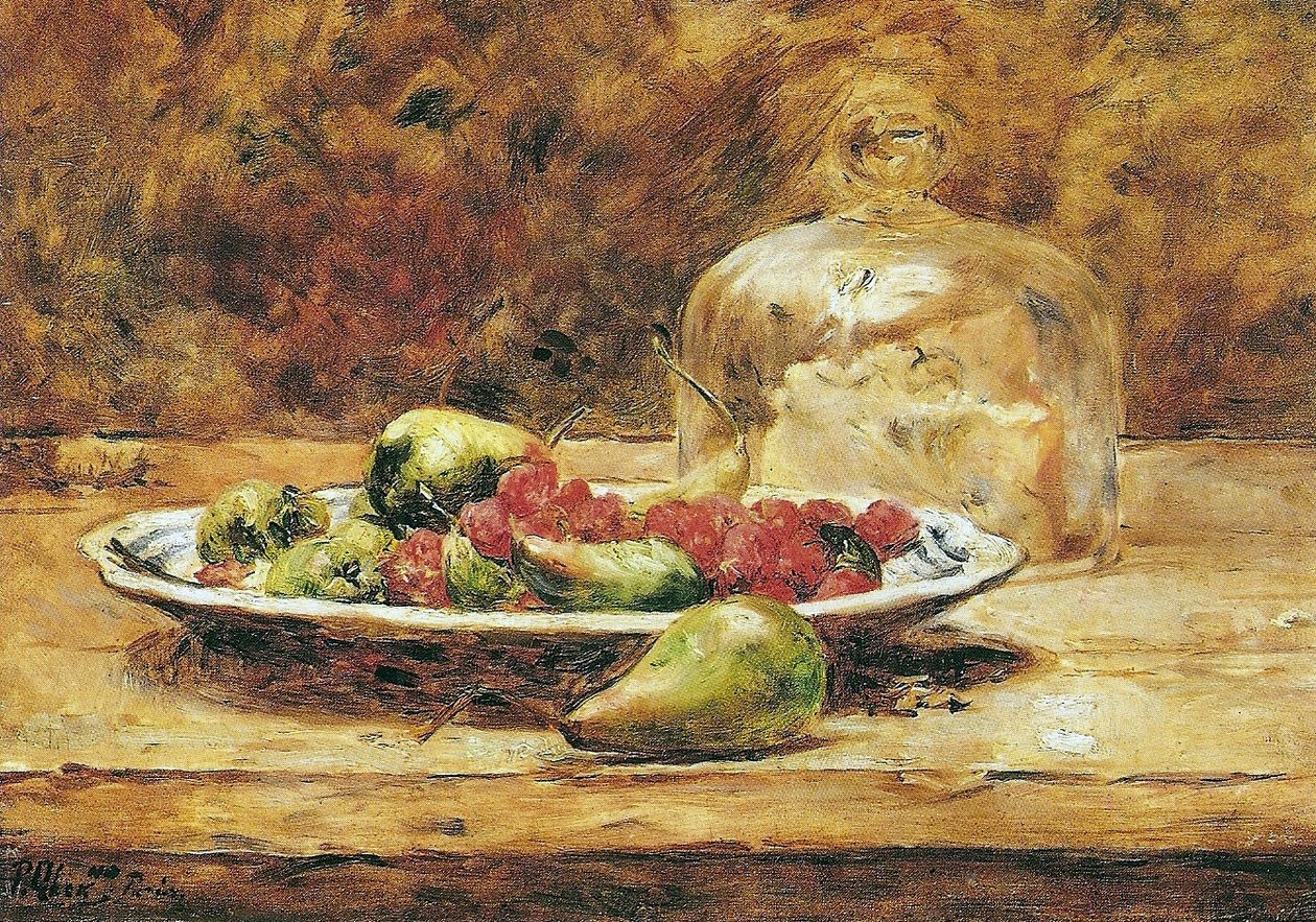 Csendélet - Körte és szamóca angol: Csendélet - Körte és eper alkotó: Pedro Alexandrino Borges
