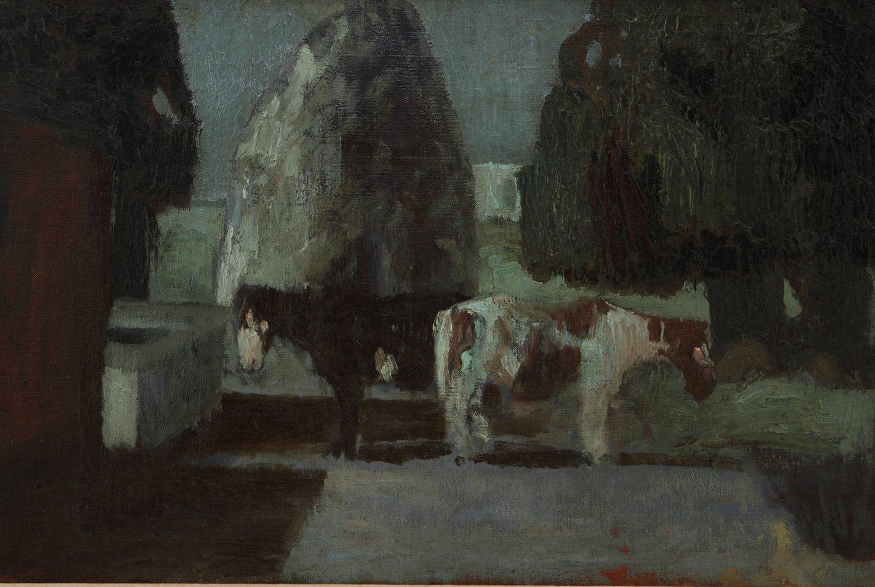 Kert a hold alatt vagy Quietud en la Quinta alkotó: Pedro Figari