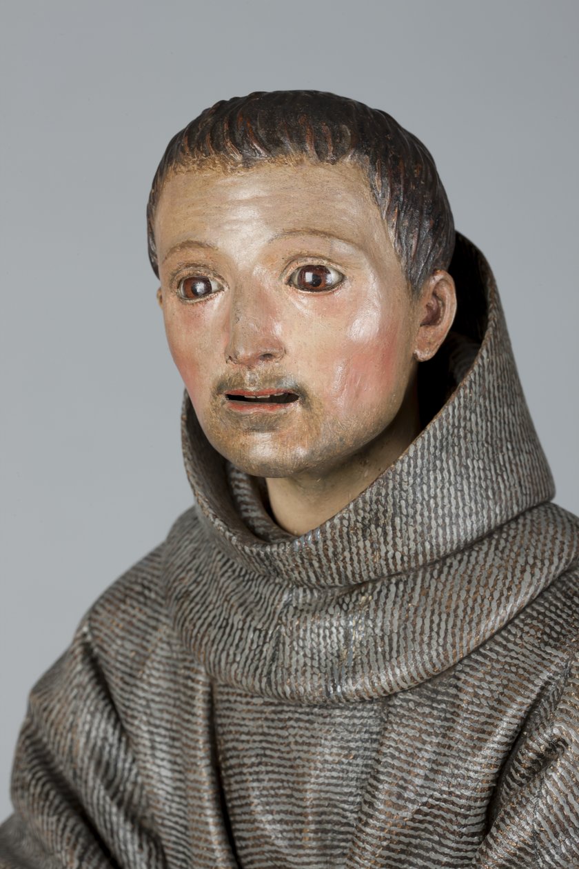 San Diego of Alcala, 1665-70 körül (polikróm fa) alkotó: Pedro de Mena
