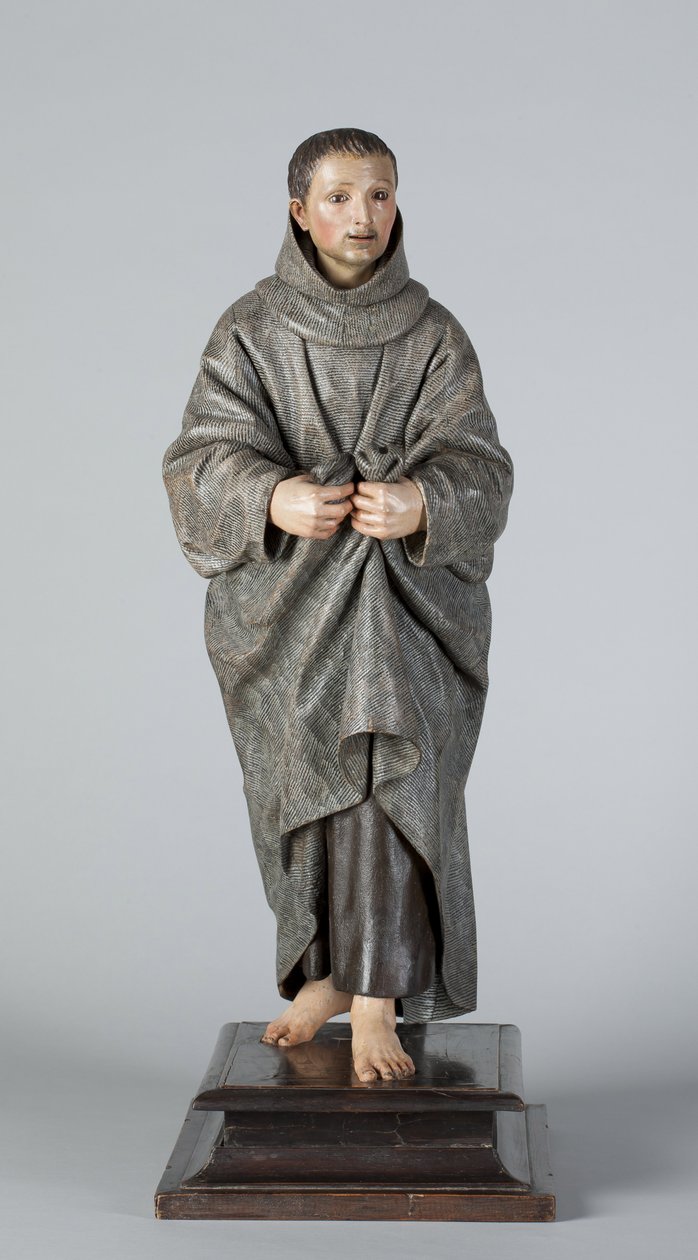 San Diego of Alcala, 1665-70 körül (polikróm fa) alkotó: Pedro de Mena