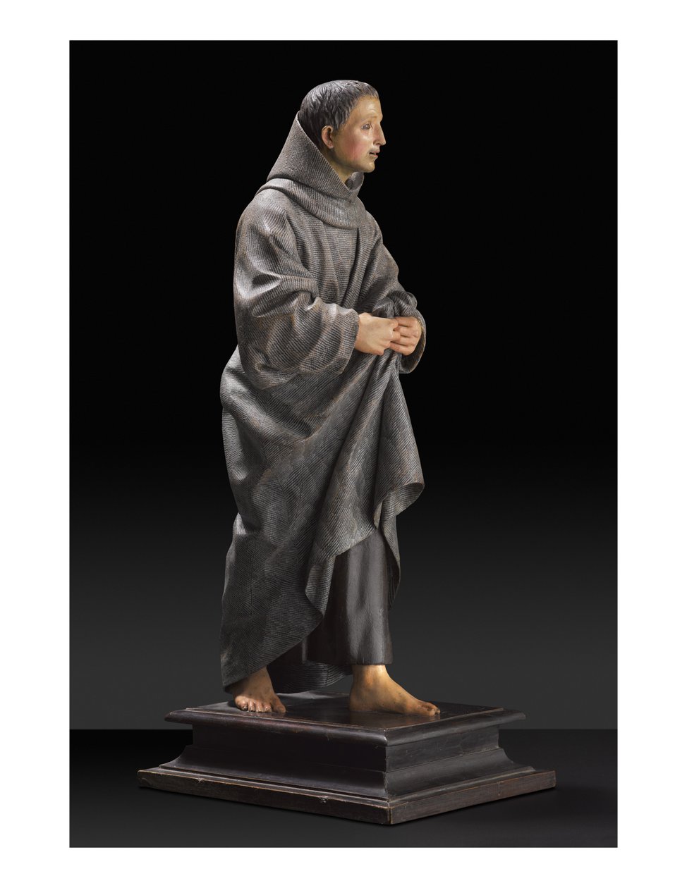 San Diego of Alcala, 1665-70 körül (polikróm fa) alkotó: Pedro de Mena