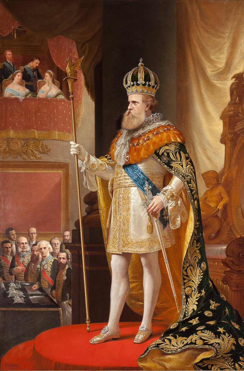 II. Péter brazil császár a közgyűlés megnyitóján, 1872-ben. alkotó: Pedro Américo