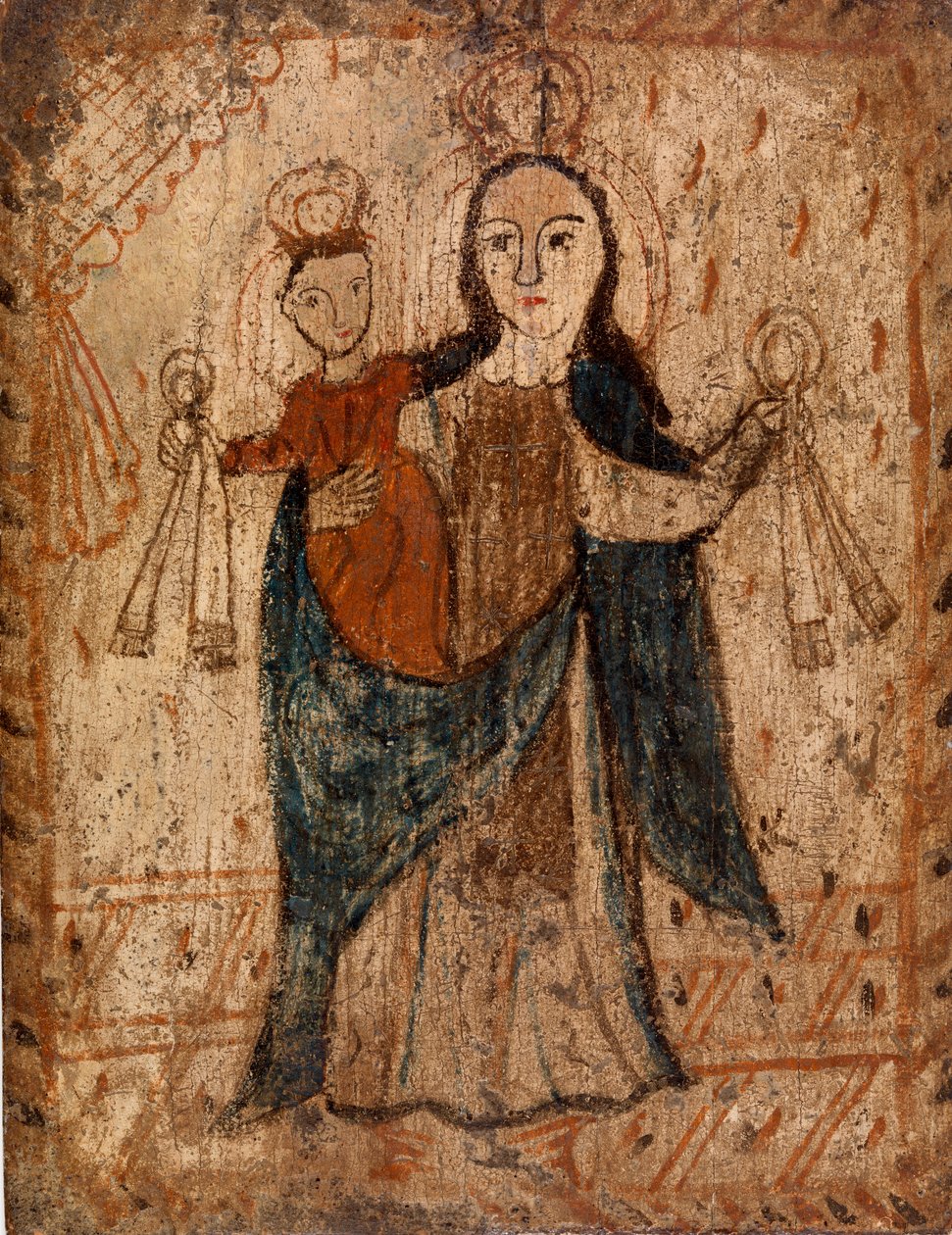 Kármel-hegyi Szűzanya (Kármel-hegyi Boldogasszony) alkotó: Pedro Antonio Frésquis