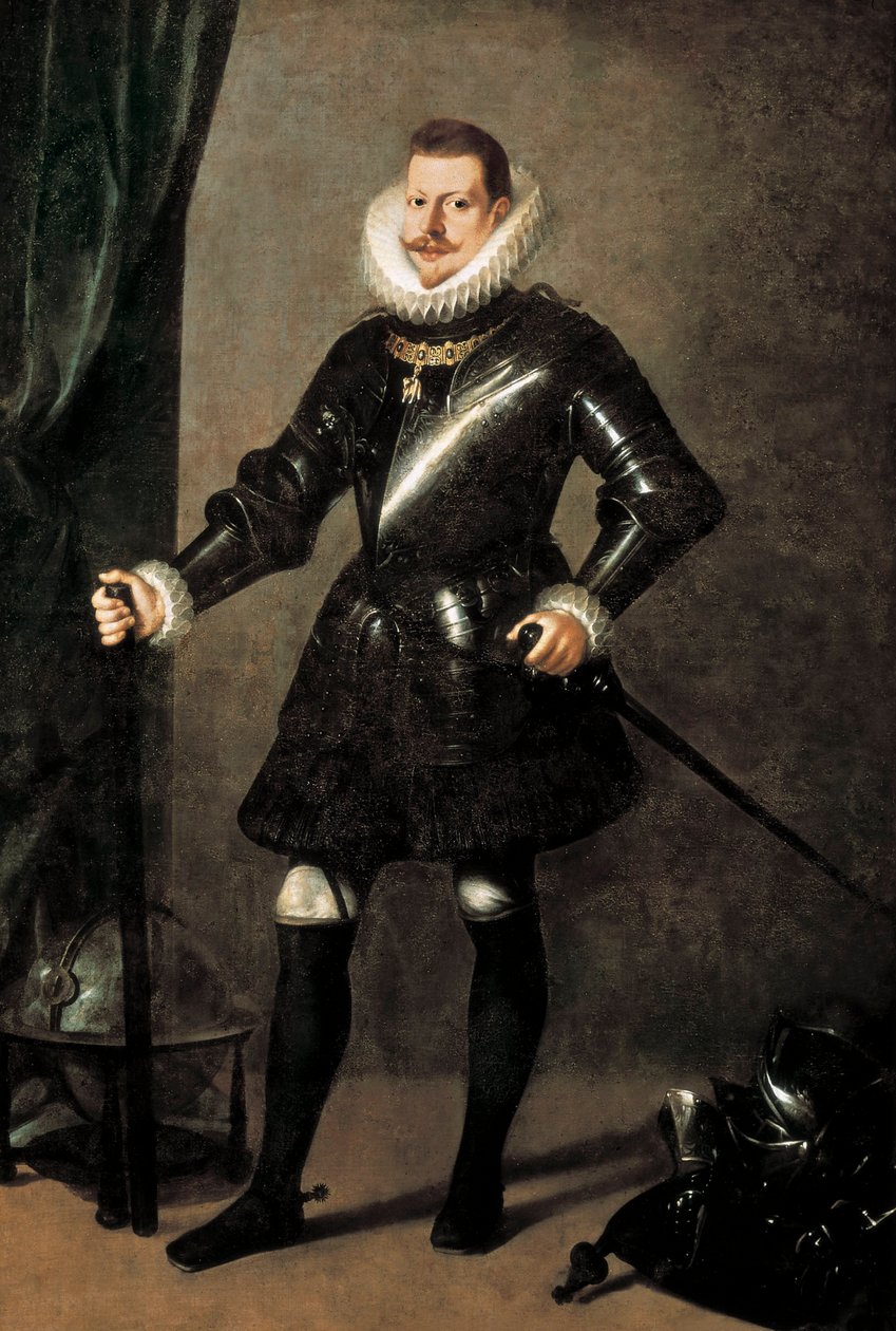 Fülöp spanyol király (1578-1621) portréja alkotó: Pedro Antonio Vidal