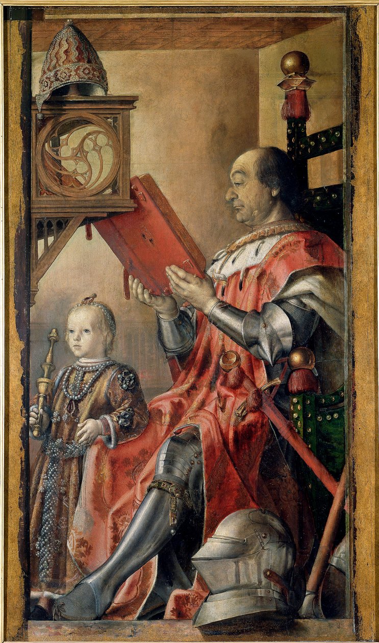 Frederic III de Montefeltro kettős portréja (Federico da Montefeltro alkotó: Pedro Berruguete