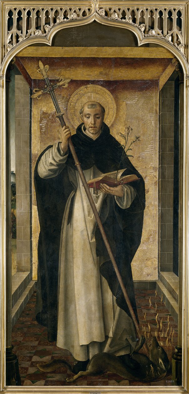 Szent Domonkos, 1493-1499 alkotó: Pedro Berruguete