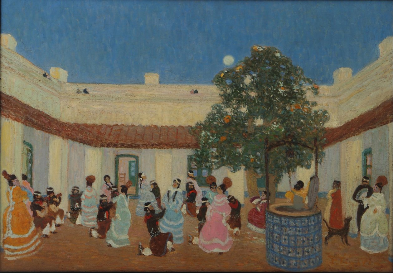 Belső udvar alkotó: Pedro Figari