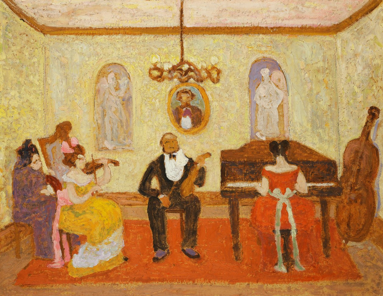 Bejáratra várva alkotó: Pedro Figari