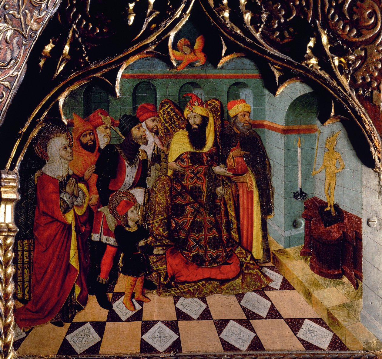 Sant Quirze de Galliners oltárképe, részlet alkotó: Pedro García de Benabarre