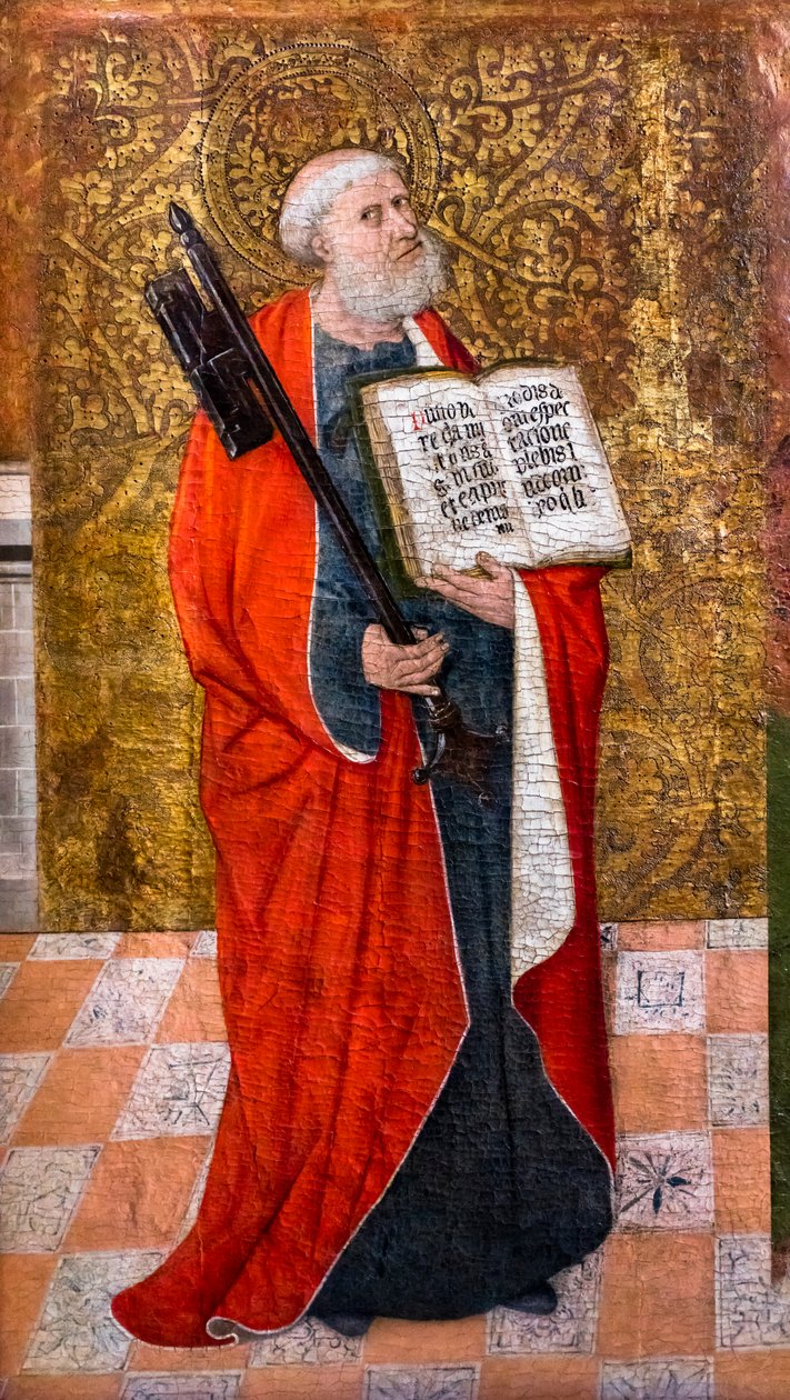 Szent Péter (tempera, fa) alkotó: Pedro Garcia de Benabarre