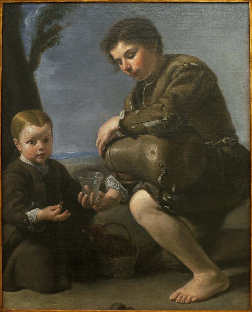 A borárus. Pedro Nunez de Villavicencio festménye (kb. 1640-kb. 1698), olaj, vászon, 1685 körül. Szépművészeti Múzeum, Sevilla, Spanyolország. alkotó: Pedro Nunez de Villavicenzio
