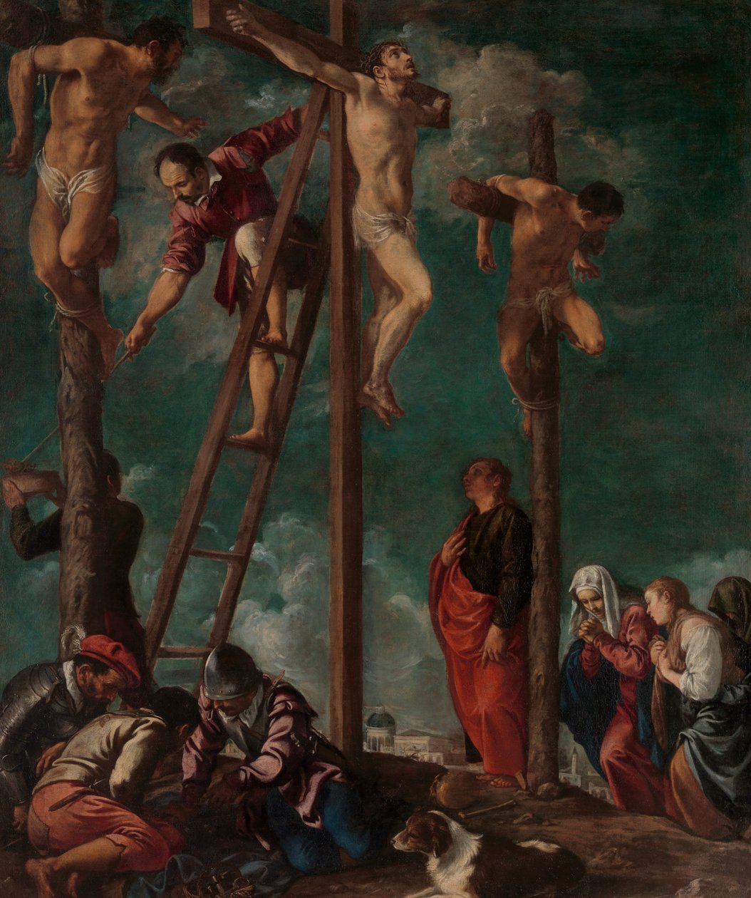 A keresztre feszítés, kb. 1625-30. alkotó: Pedro Orrente