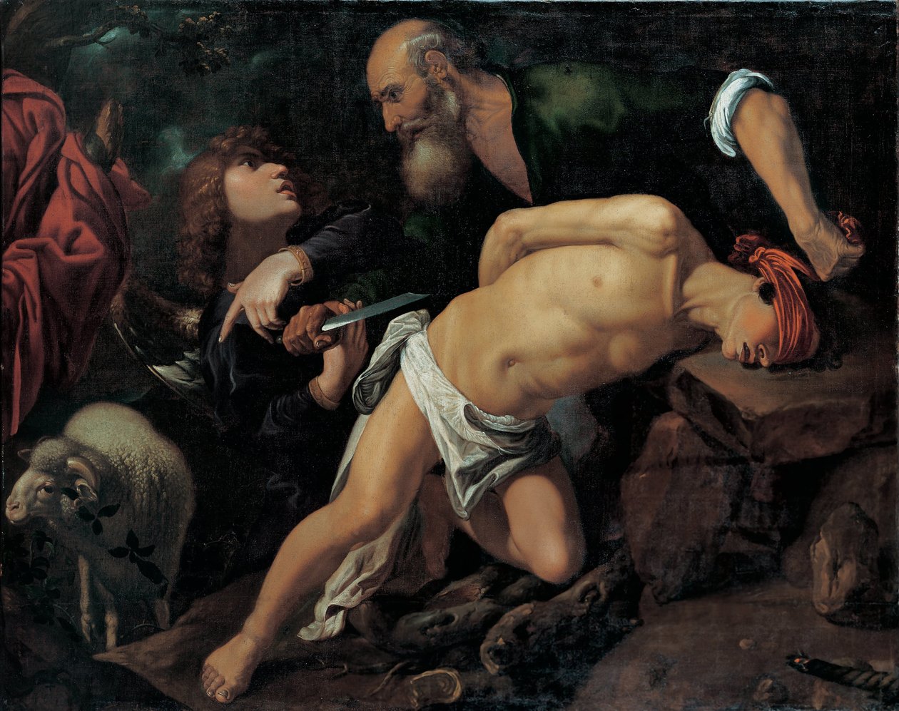 Izsák feláldozása c. 1615 alkotó: Pedro Orrente