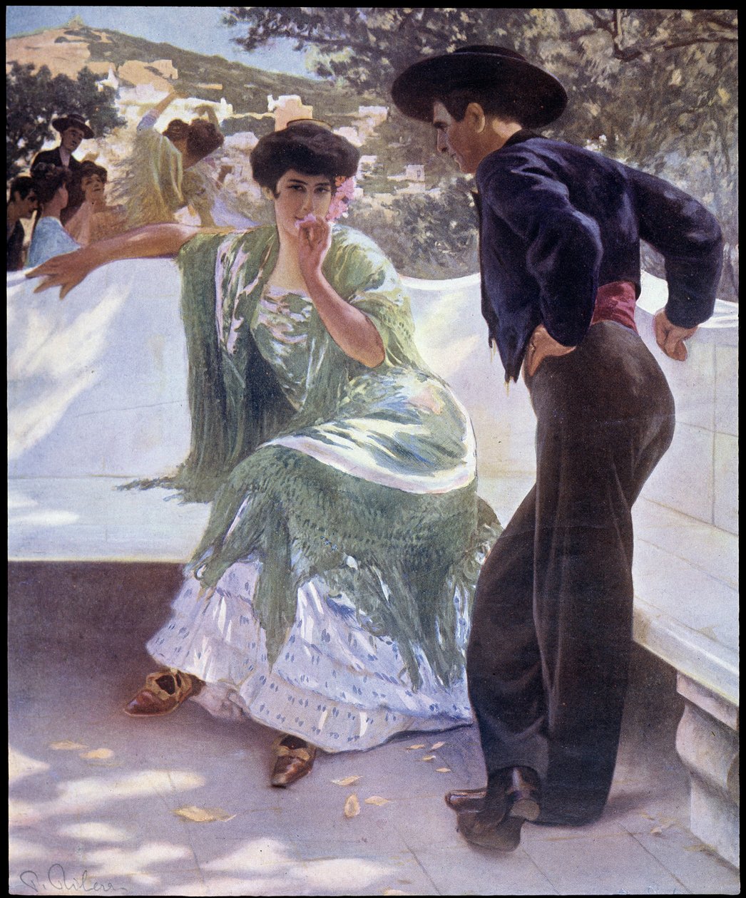 Spanyol táncosok (flamenco) alkotó: Pedro Ribera