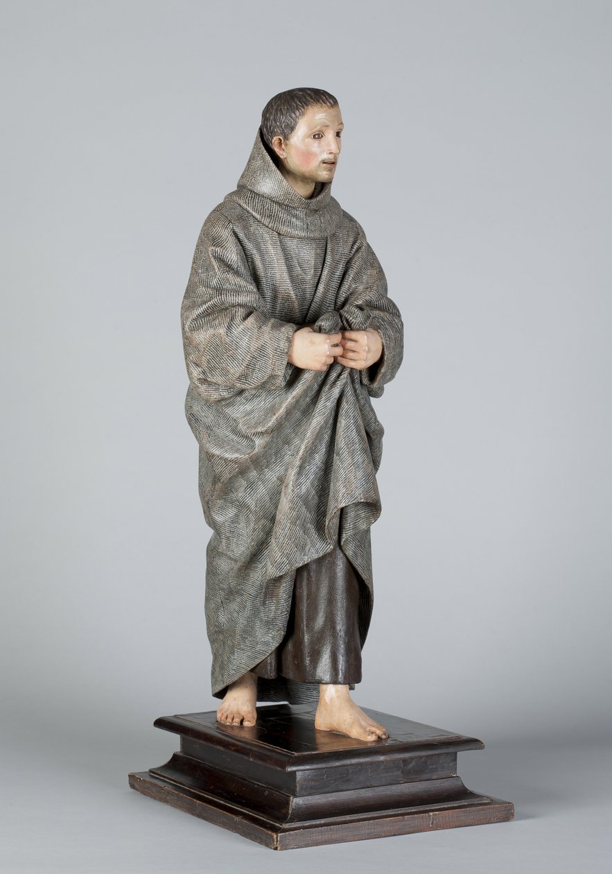 San Diego of Alcala, 1665-70 körül (polikróm fa) alkotó: Pedro de Mena
