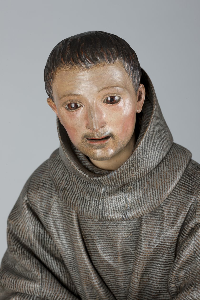 San Diego of Alcala, 1665-70 körül (polikróm fa) alkotó: Pedro de Mena