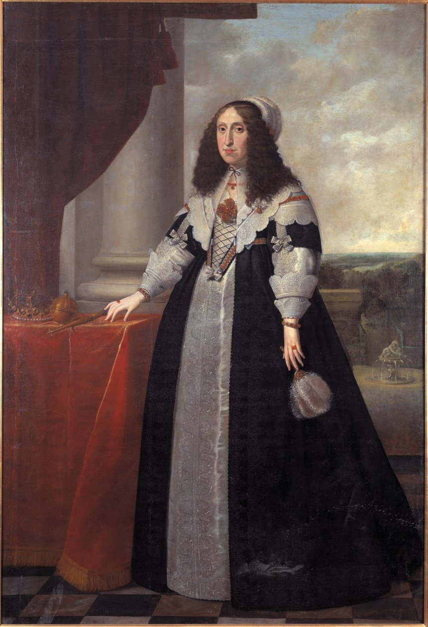 Cecile Renee osztrák főhercegnő, lengyel királynő – Cecilia Renata osztrák főhercegnő (1611-1644), lengyel királynő portréja, Danckers de Rij, Peeter (kb. 1605-1661). olajfestmény alkotó: Peeter Danckers de Rij