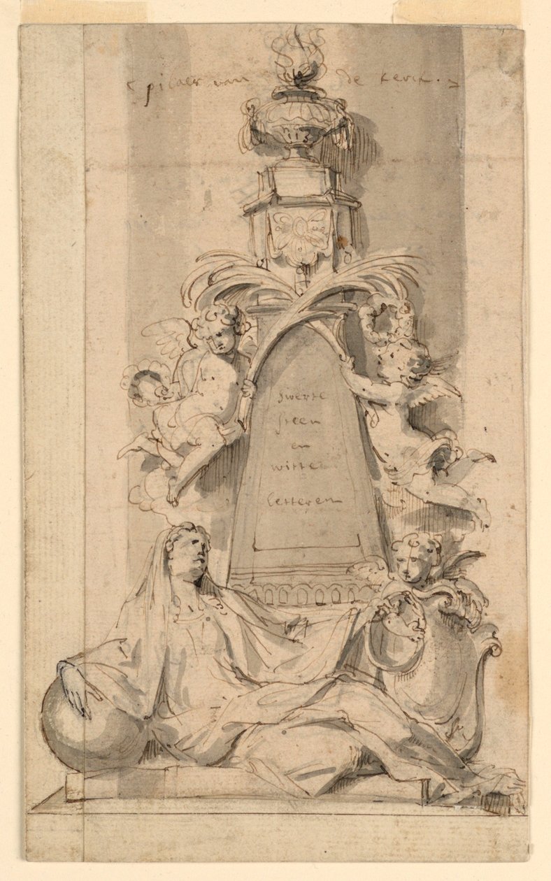 Van der Cammen-Henriques emlékműve a Szent Gumarus-templomban, Lier alkotó: Peeter Verbrugghen II