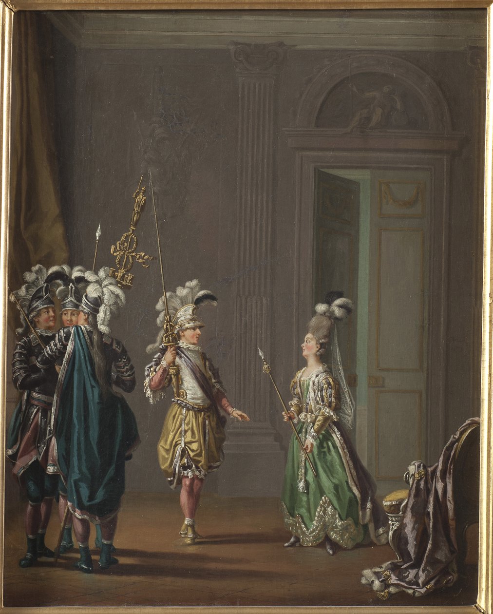 Gustave III de Suede és Ulrika Eleonora von Fersen – III. Gusztáv svéd király és Ulrika Eleonora von Fersen, Hillestroem, Pehr (1732-1816). Olajfestmény. Mérete: 50x40 cm. Nemzeti Múzeum Stockholm alkotó: Pehr Hilleström