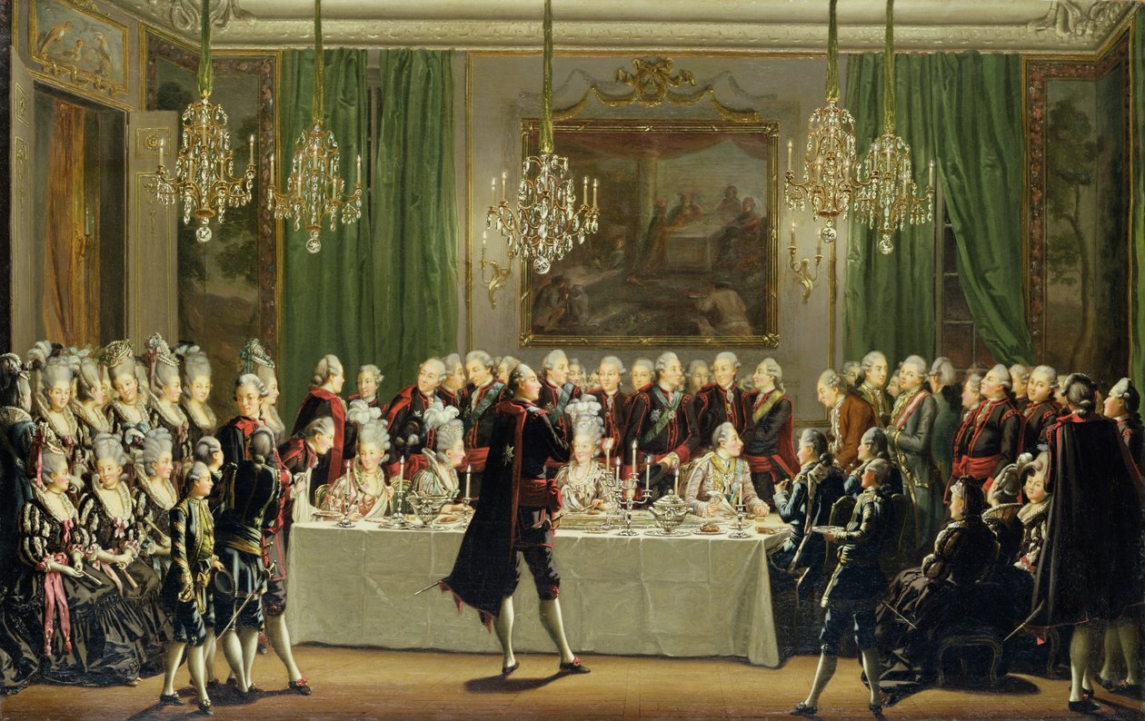Stockholmi palota, 1779. szilveszter alkotó: Pehr Hilleström