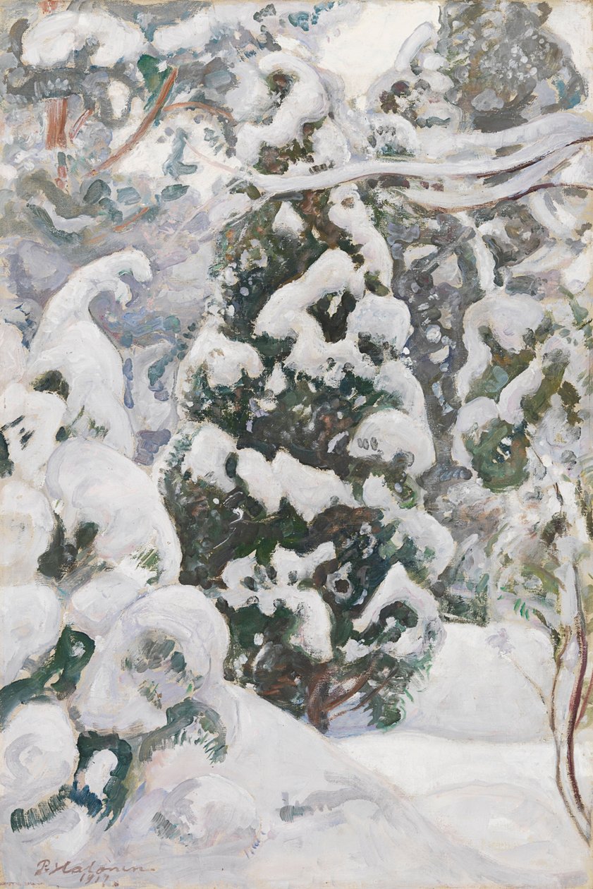 Borókafa a hóban alkotó: Pekka Halonen