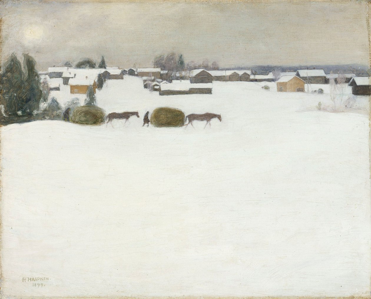Szénarakomány alkotó: Pekka Halonen