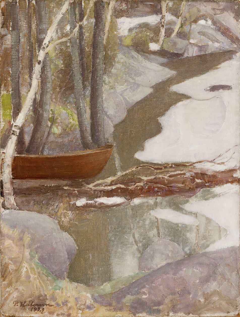 Tavaszi táj, 1929. alkotó: Pekka Halonen