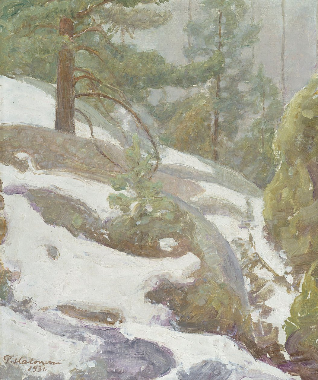 Téli táj alkotó: Pekka Halonen