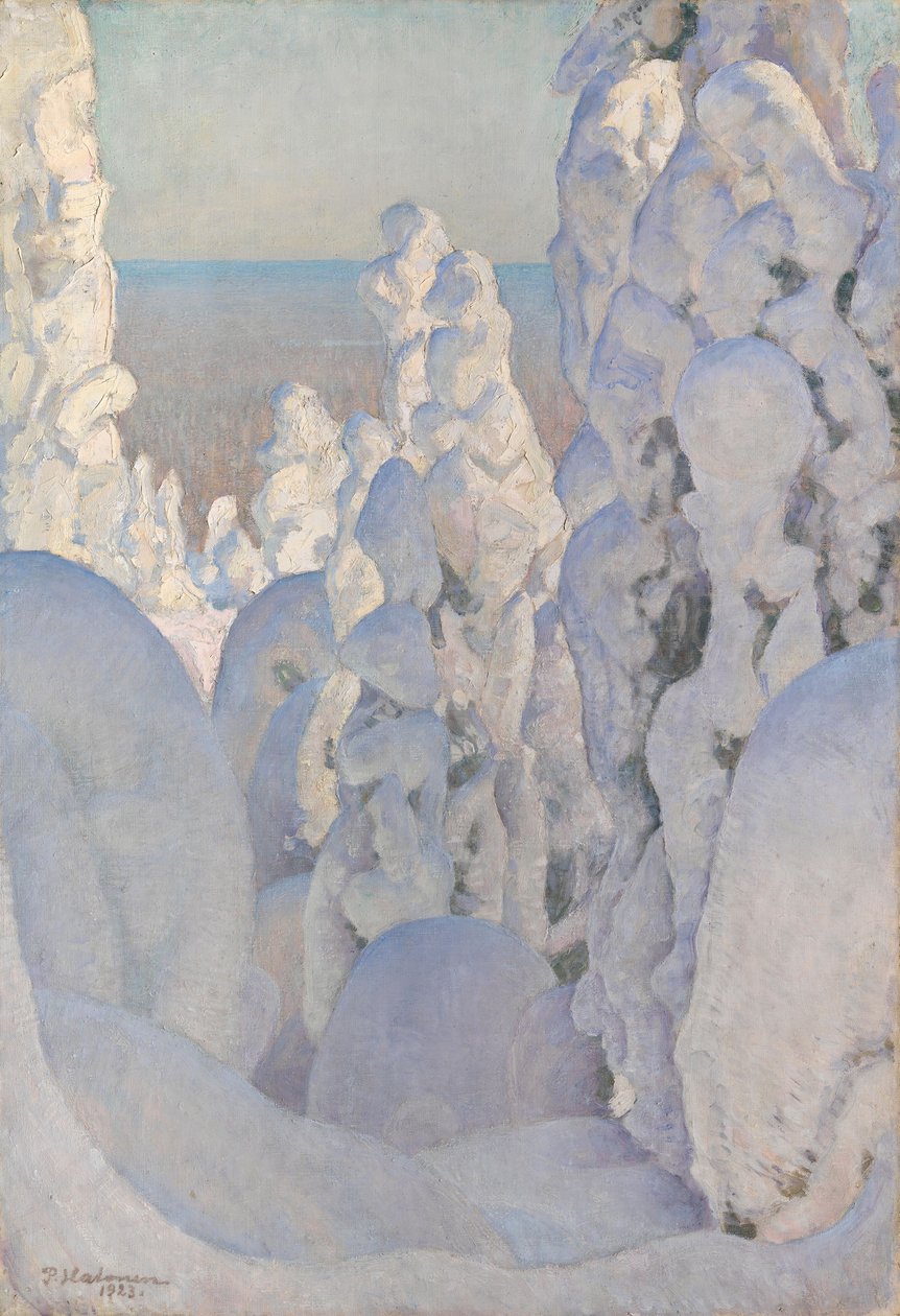 Téli táj, Kinahmi alkotó: Pekka Halonen