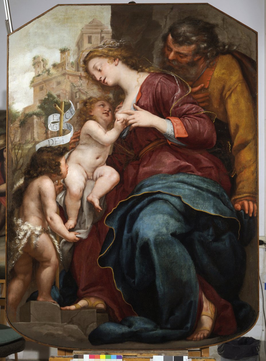 The Holy Family With St John The Baptist (oil on canvas   1401838   hu       hungarian Successfully Translated  Original: The Triumph of Neptune and Amphitrite Translat: The Triumph of Neptune and Amphitrite 1308357 hu hungarian Successfully Translated Ori alkotó: Pellegrino Piola