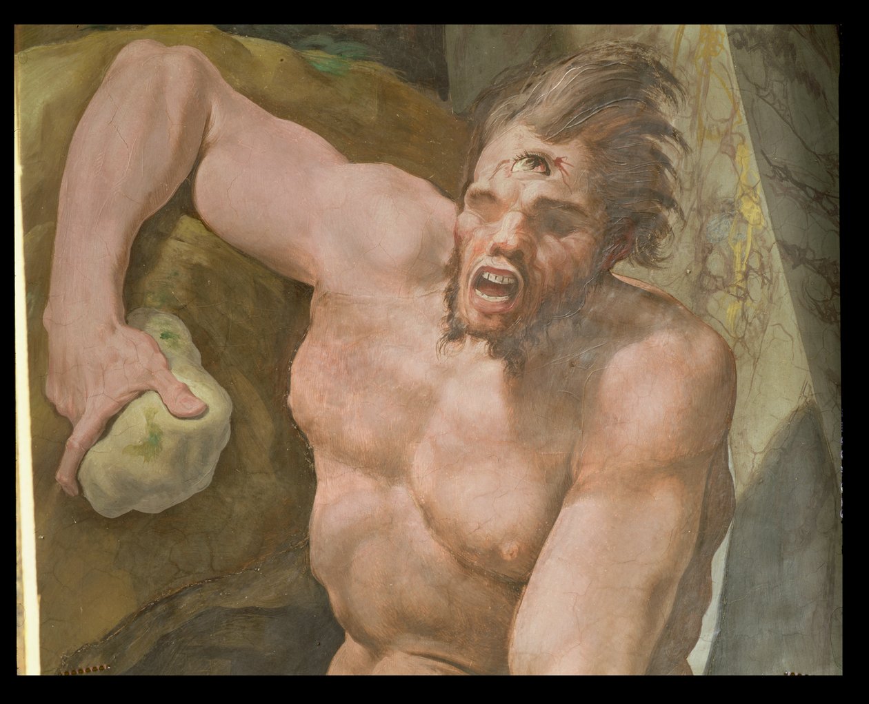 Az Odüsszeia, Polythemus részlete, 1554-56 alkotó: Pellegrino Tibaldi