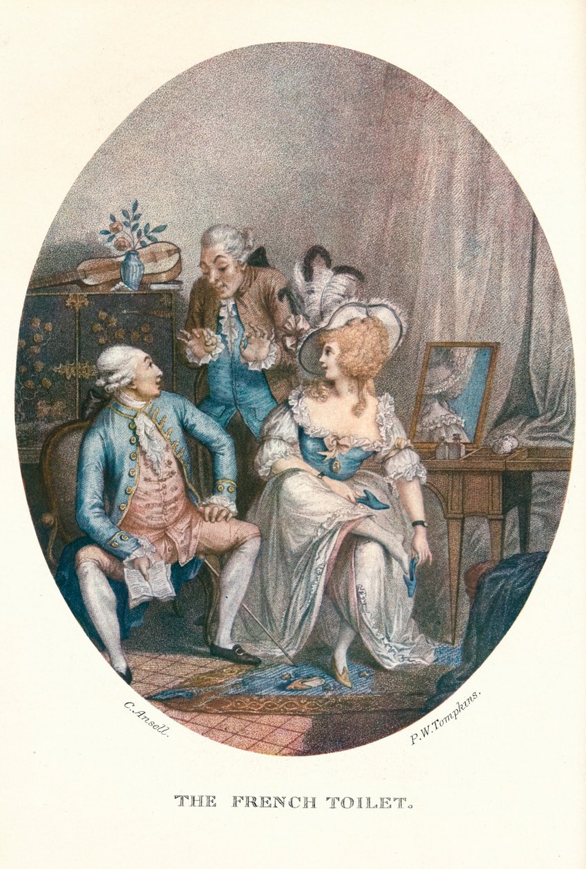 A francia vécé, 1906 alkotó: Peltro William Tomkins